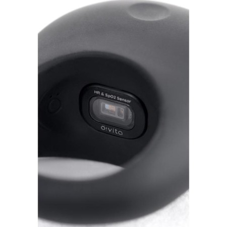 Erective ring on the penis ivita, silicone, black color, 6.5 cm-10