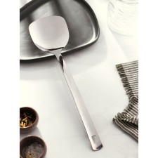 A garnet spoon made of stainless steel of a share of EVERYDAY, 37 × 9.5 cm, thickness 3 mm, silver color