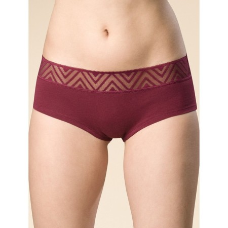 Female cowards, size 46, burgundy color