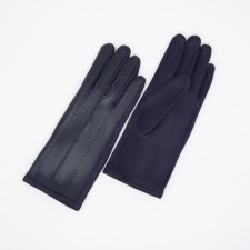 Gloves are female, dimensionless, without insulation, blue color