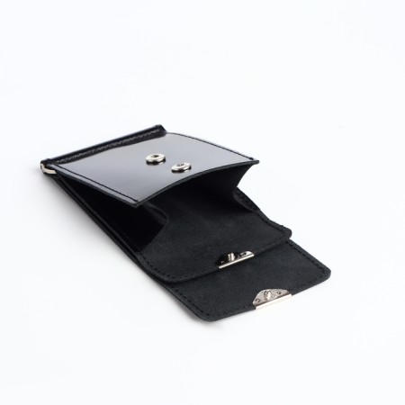 Clip for bills on a button, black color-2