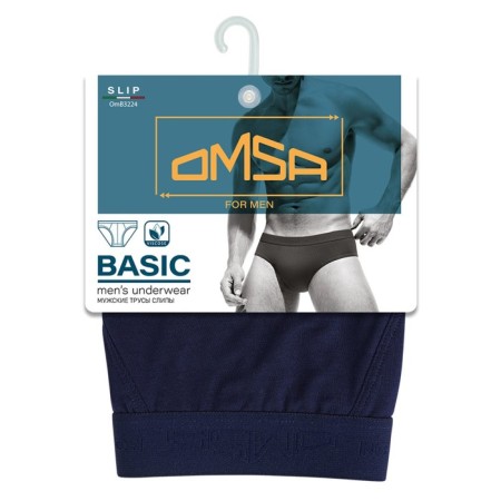 Panties Slips men's Omsa 3224, size 50, color BLU NOTTE-2