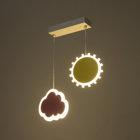 Suspension lamp "Dawn" LED 36W color 30x5x60cm-2