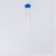 Hair strand on a hairpin, luminous, 3.5 x 33 cm