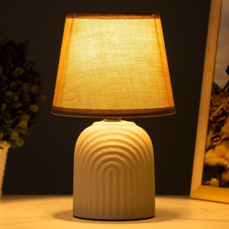 Ilana desktop lamp E14 40W Coffee 14x14x23 cm Risalux-1