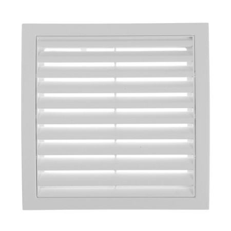 Ventilation grate "Vento" 1717uvr, 170x170 mm, reinforced, detachable, white
