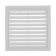 Ventilation grate "Vento" 1717uvr, 170x170 mm, reinforced, detachable, white
