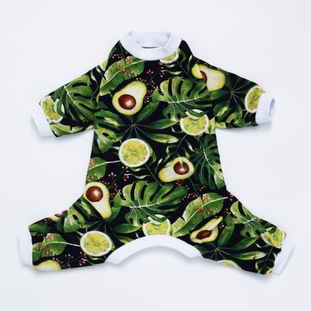 Avocado overalls for animals, L (DS 39, Osh 36-38, OG 60-62)-6