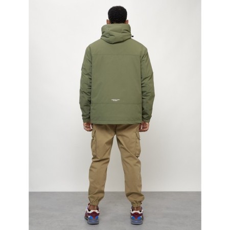 Male spring jacket, size 48, khaki color-12