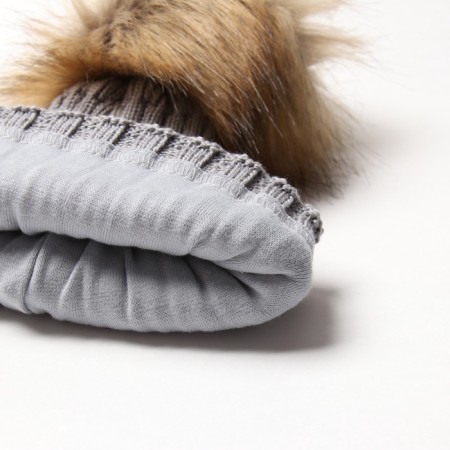Children's hat minku rr 52-54, gray color-3