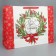 Laminated horizontal "New Year's Wreath", XXL 61 x 46 x 20 cm, New Year