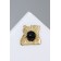 Icon "cats", black and white color in gold