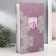 Photo album in 300 photos 10x15 cm, plastic. Bloom sheets lilac