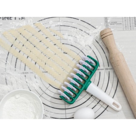 Konfinetta slicing roller "Sweetness", textured, 14 × 17 × 4 cm, white color