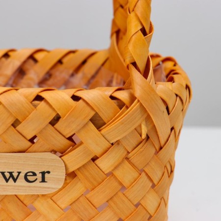Wicker basket (sequoia), 24x14.5x9/25 cm, 1 pc., Natural-2