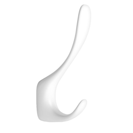 Furniture hook Cappio Heel, two -rod, white