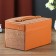 Casket to the leatherette for decorations chest "Chocolate" Combined 13x15x21.5 cm