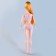 Clothes for dolls "Cute linen", pink color
