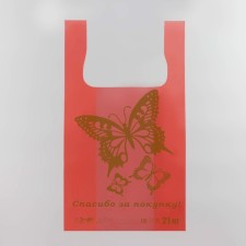 T -shirt package, plastic 