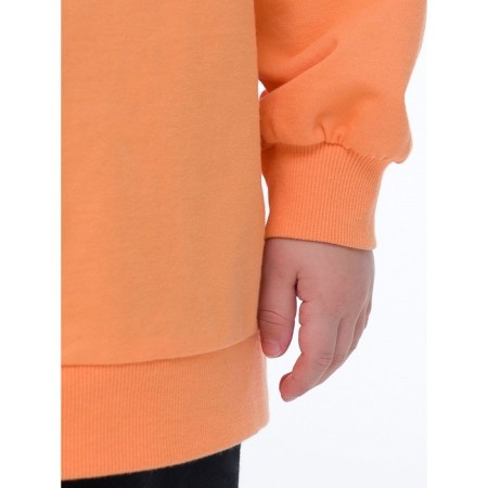 Sweatshirt for boys, height 92 cm, orange color-3