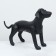 Dog mannequin, inflatable, 80 x 56 x 25 cm, black