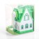 Mechanical sharpener with a "house" container, mix