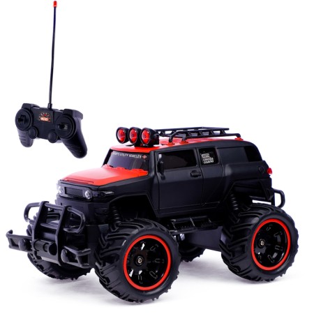 Radio -controlled car "Bigfoot" works on batteries, a scale of 1:20
