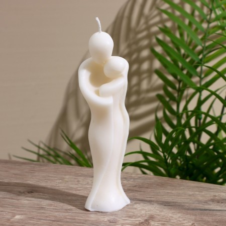 Candle "Hir" 4x4x15 cm, paraffin-1