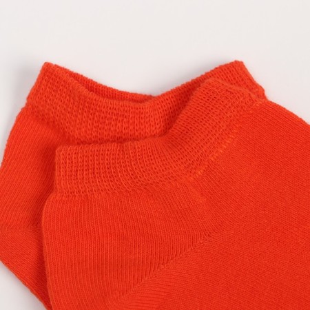 Noski short neon, orange color, size 25-27 (40-42)-2