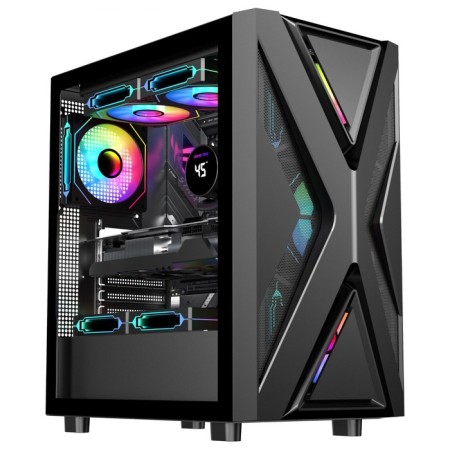 The GMNG GG-CC101 case without BP ATX 6x120mm 2x140mm 1xusb2.0 1xusb3.0 Audio Bott PSU