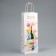 Gift package for a bottle, packaging, "great mood", white craft, 13 x 36 x 10