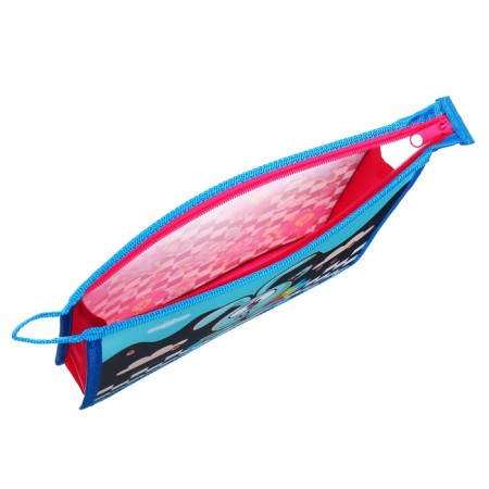 Folder for notebooks A5, 205 x 240 x 40 mm, zipper from above, plastic/textiles, hatber "Smeshariki crumbs"-3
