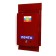 Mailbox with a lock, vertical, "mail", burgundy
