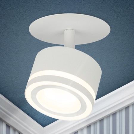 Lamp built -in era DK114, IP20, 15W, 83x50 mm, white color-1