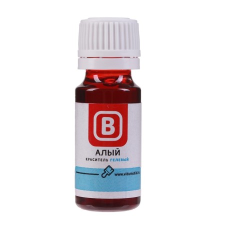 Gel dye, 15 ml, scarlet