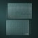 Mat for cutting, three -layer, 90 × 60 cm, a1, green color