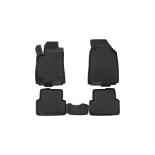 Rugs in the Salon Chevrolet Aveo, 2012-2016, 4 pcs. (polyurethane)