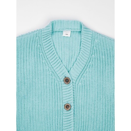 Cardigan Children's Knit, height 116 cm, mint color-9