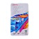 Pencils 12 colors, in metal pencil case, triangular, wooden, landscape, mix