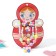 Set of children's “chosen” 4 subjects: clips, beads, bracelet, ring, flower, color