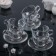 Glass Glass Basic Glass, 12 items: 6 cups 215 ml, 6 saucer d = 13.7 cm