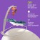 Musical rocking chair for newborns, turquoise color
