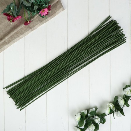 Wire for the manufacture of artificial colors "Green" 60 cm section 4 mm