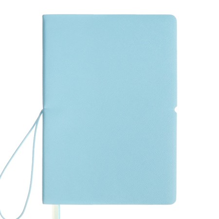 Diary of Leduced A5 136 DEVENTE sheets. Jane, soft pvc cover, elastic band, perforation, liesse, block 70, blue-1