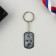 Magnet and keychain "Happy Courage", set of 2 items