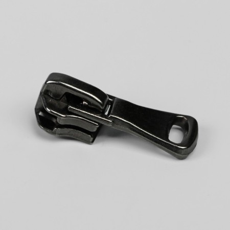 Automatic castle for metal zippers, No. 5, Black nickel color-1