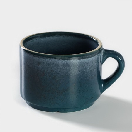 Tea bowl Blu Reattivo, 350 ml, porcelain