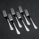 Dessert fork "Sonata", h = 17.5 cm, thickness 2 mm, silver color