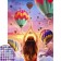 Diamond mosaic with a partial filling "balloons" 30x40 cm, canvas