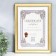 Photo frame Plastic format A4 "Enigma" gold with double gray-green oyubvodka 31x24.5 cm